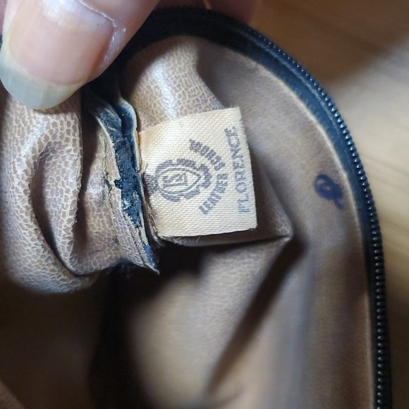 Vintage leather school florence zippered pouch - Picture 4 of 8